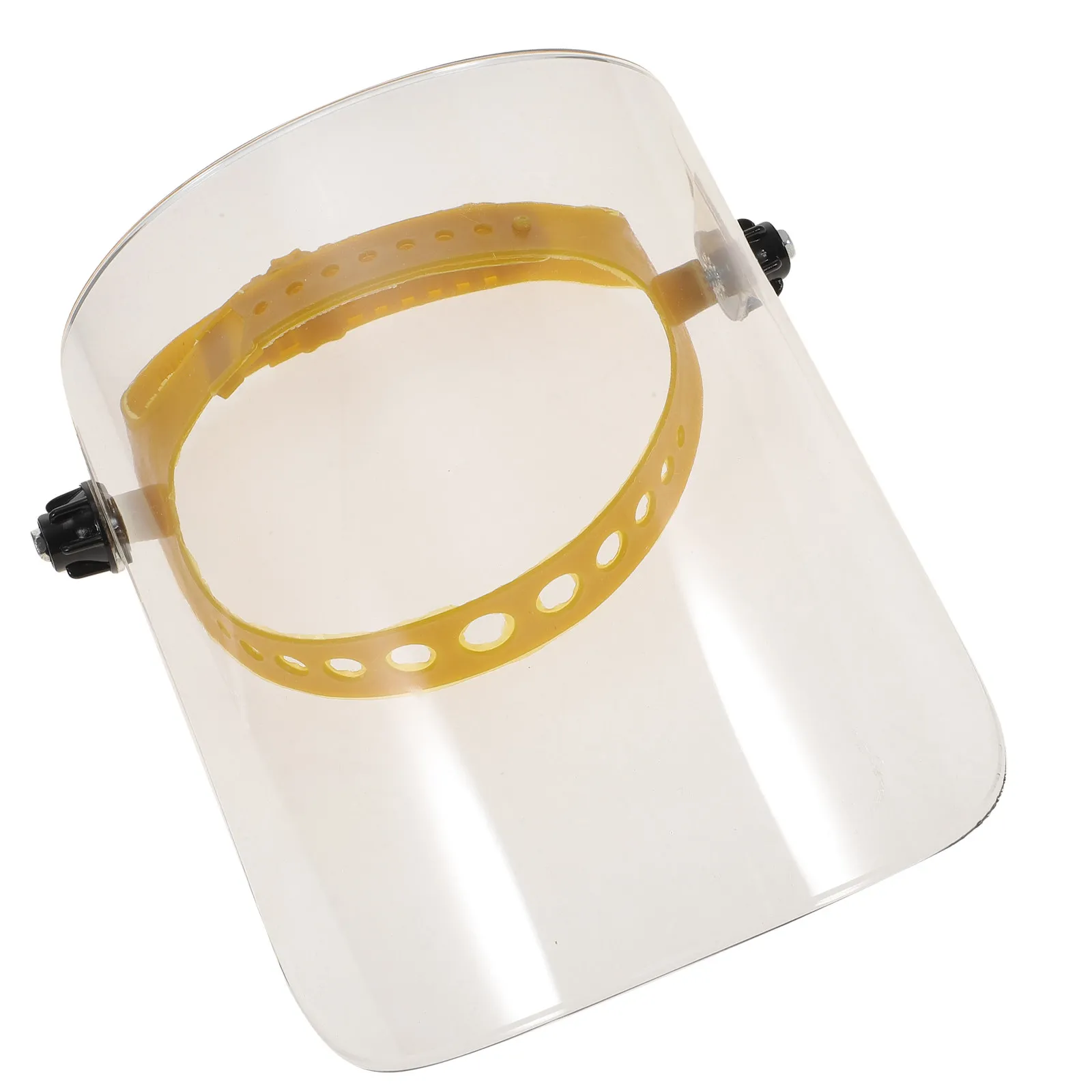 

Transparent Portable Face Shield Long-Lasting Face Guard Spittle Baffle for Outdoor Use Walking Riding Lightweight Protective