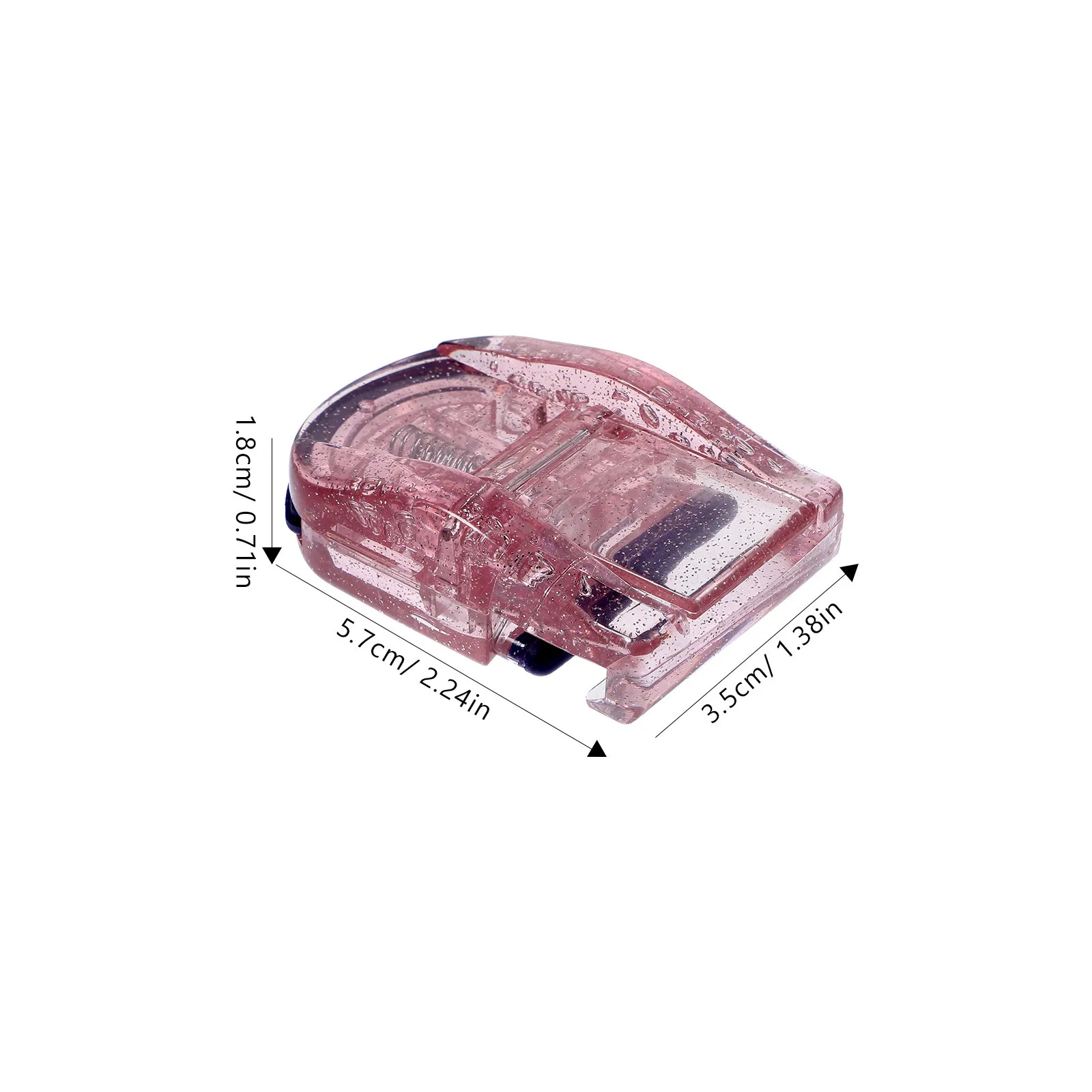 قطعتان من وسادات السيليكون البديلة لتجعيد الرموش المحمولة، أداة تجعيد الرموش المدمجة للسفر، أداة تجعيد الرموش، ملحقات مكياج العين #5