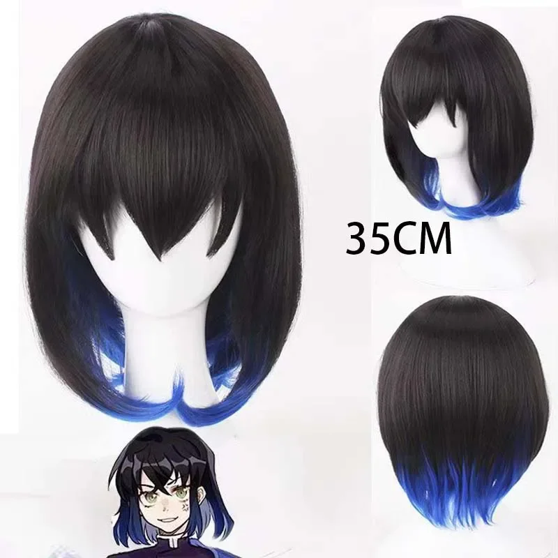 Hashibira Inosuke Pants Fancy Dress Pants Cosplay Costume Outfit Apron Hashibira Inosuke Mask Wig Latex Helmet Cosplay Anime