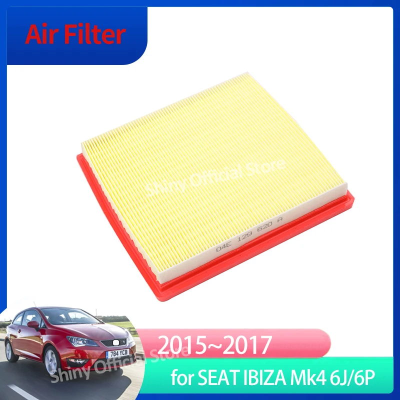 Air Filter For SEAT IBIZA Mk4 6J 6P 2015 2016 2017 04E129620A Intake Engine Car Gadgets Prevent Dust Accessories Auto Part Tools