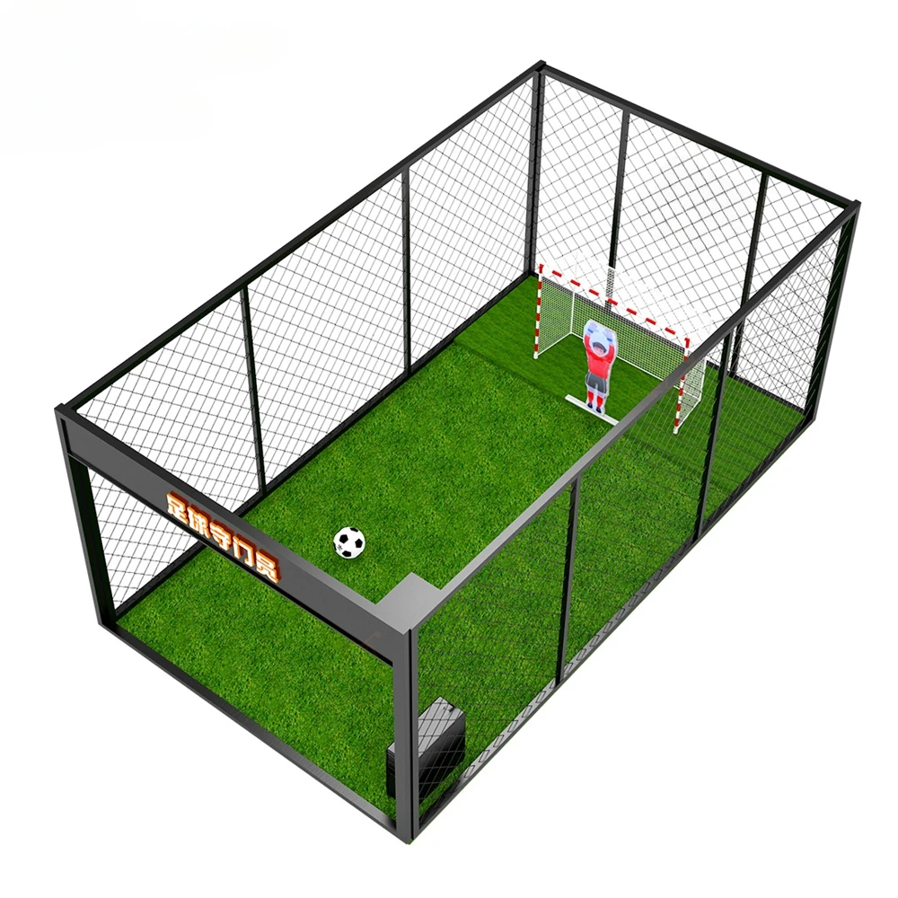 Digital Sports Soccer Penalty Game Indoor Football Field Simulation Simulator Indoor Football Robot Goalkeeper