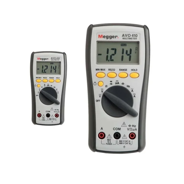 AVO410 TRMS digital multimeter  CATIV 600V 1000V CAT III  Electrical testing instruments