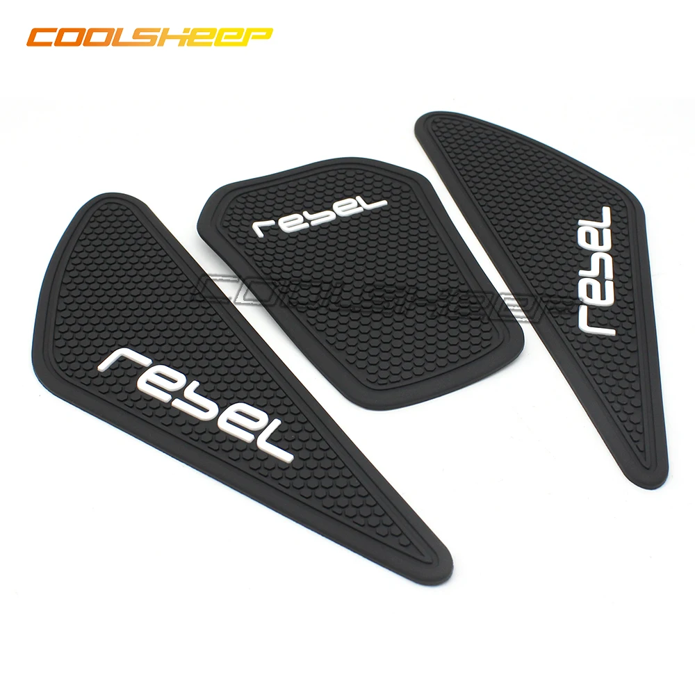 Motocycle Fuel Tank Pad For Honda CMX 500 300 REBEL 500 300 2019-2023 Anti Slip Stickers Side Gas Knee Grip Traction Protection