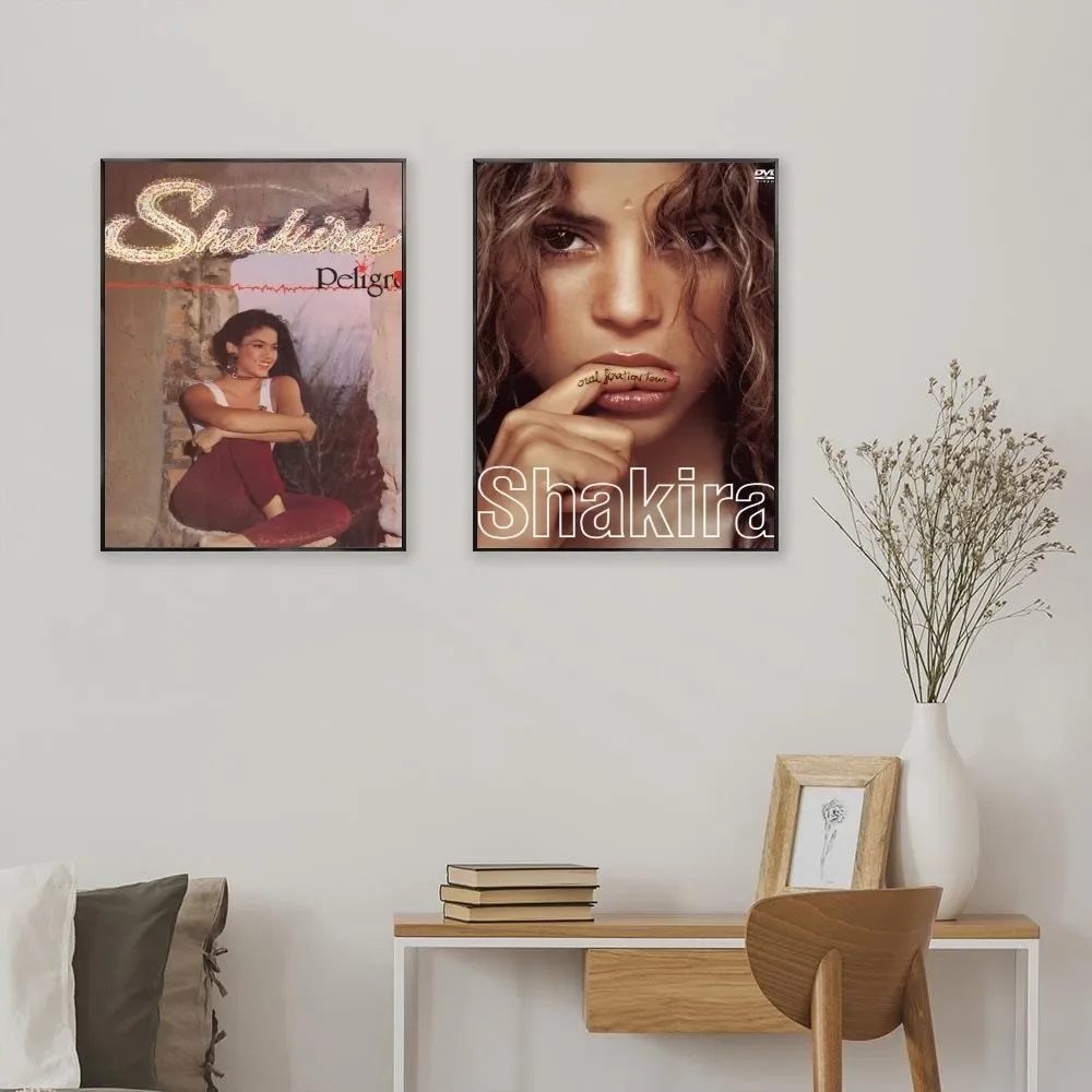 Pop Culture Graphics Shakira Canvas Painting Poster Sticker Wall Hanging Painting Desktop Display Home Decor Printed Matter