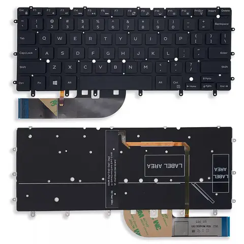 US Laptop Keyboard for DELL XPS 13 9343 13 9350 0DKDXH NSK-LS0BW no pointer with backlight
