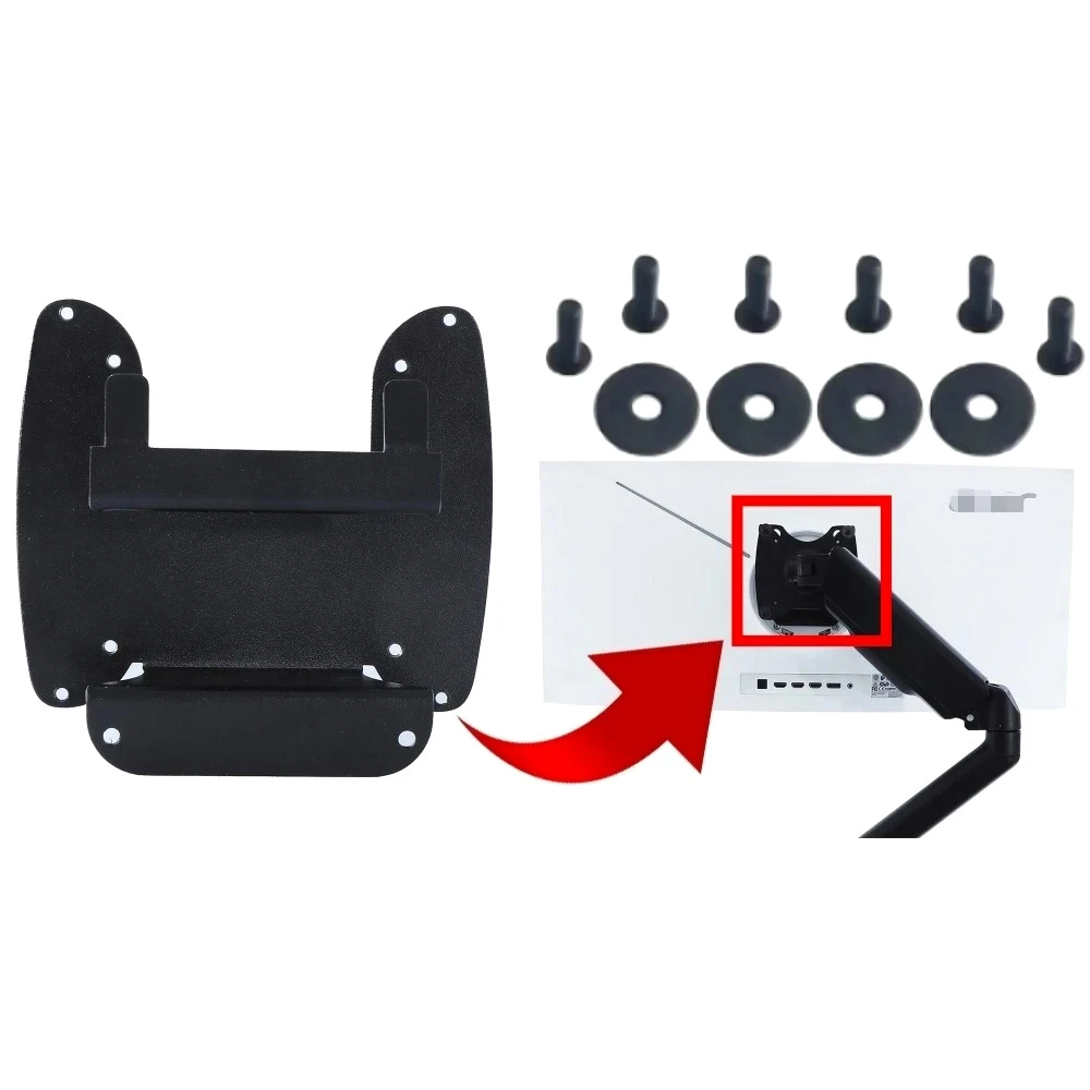 

VESA Wall Mount Adapter for Acer XZ306CX XZ6 ED306C ED6 UM.RX6EE.X01 Monitor Bracket Mounts to Stand / Arm / Desk Mount