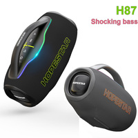Hopestar H87 Powerful Bluetooth Speaker Deep Bass Wireless Boombox with Large Subwoofer DSP Chip RGB Light for Outdoor Camping