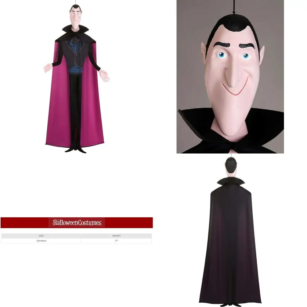 

Полноразмерное подвесное украшение Дракулы для тематической костюмированной вечеринки в отеле Трансильвании