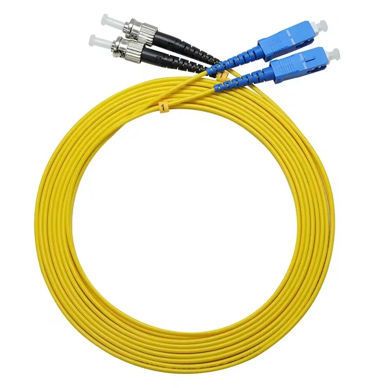 

10pcs SC/UPC-ST/UPC Single mode dual core fiber optic patch cord simplex Jumper Cable SM Duplex 2 cores Optic 1m 2m 3m 5m 10m