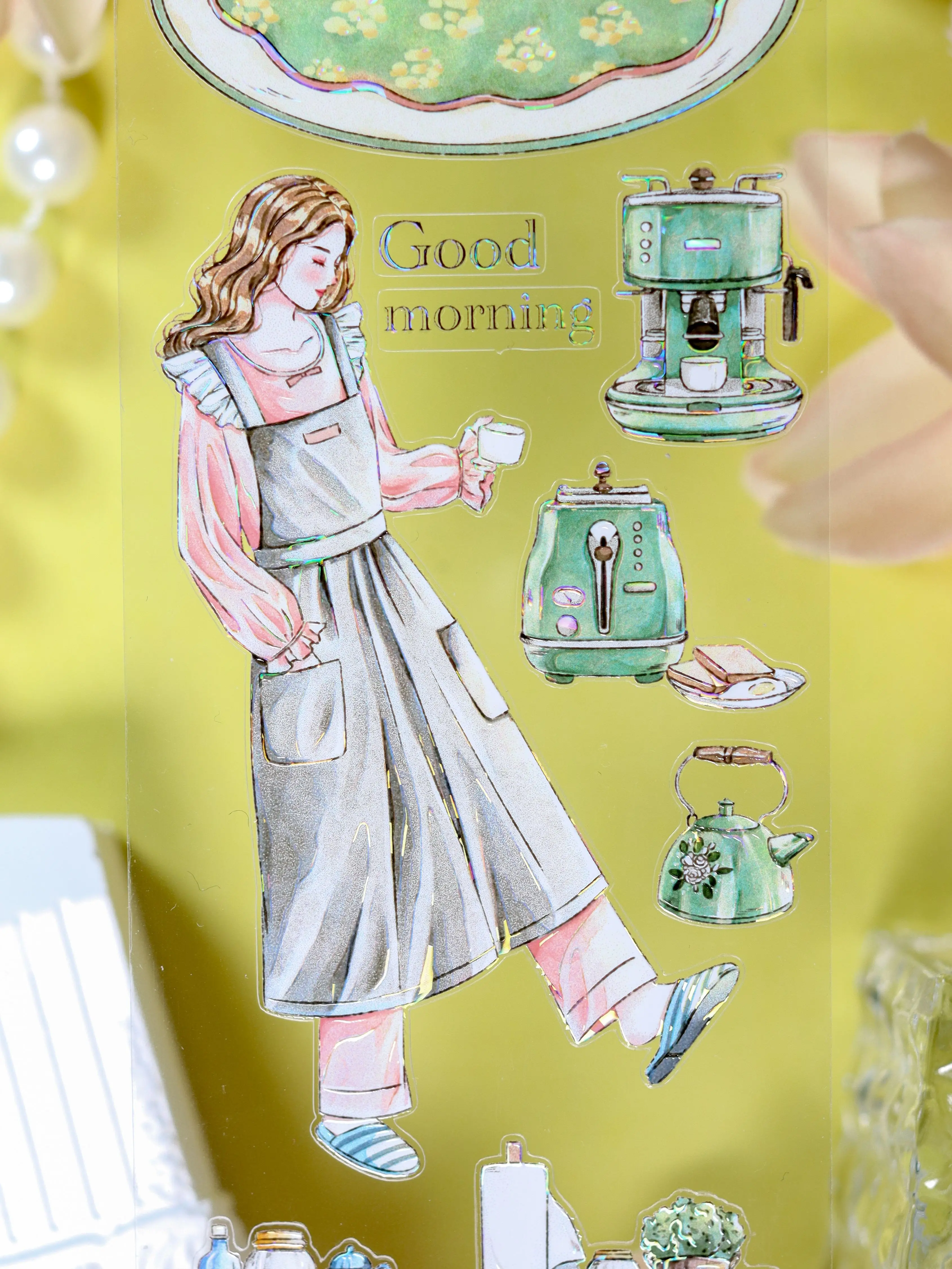 

Love Staying At Home Cute Girls Washi Pet Tape