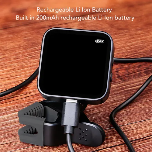 Imagen 2 del producto Afinador de violín metrónomo sintonizador electrónico profesional con pantalla clara y abrazadera para Viola violonchelo afinador de violín profesional