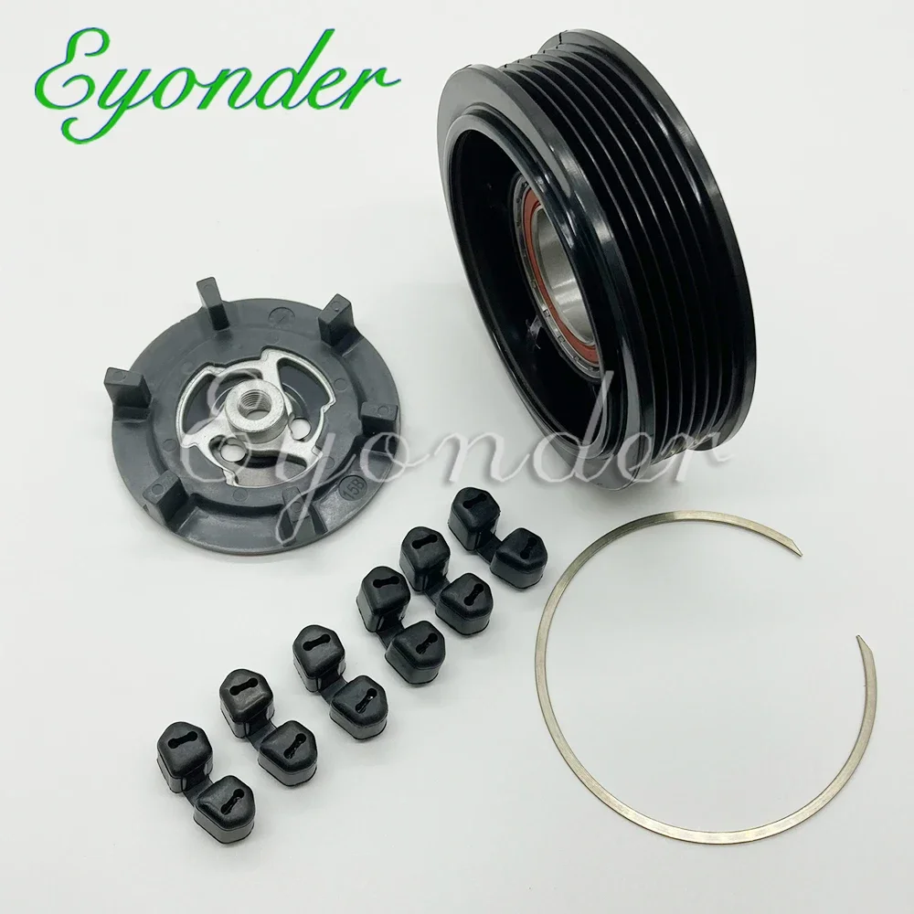 6SEL14C AC A/C Compressor Clutch Pulley FOR RENAULT MEGANE SCENIC 1.6 1.5 DCI LAGUNA COUPE 2.0 8200939386 447150-0023