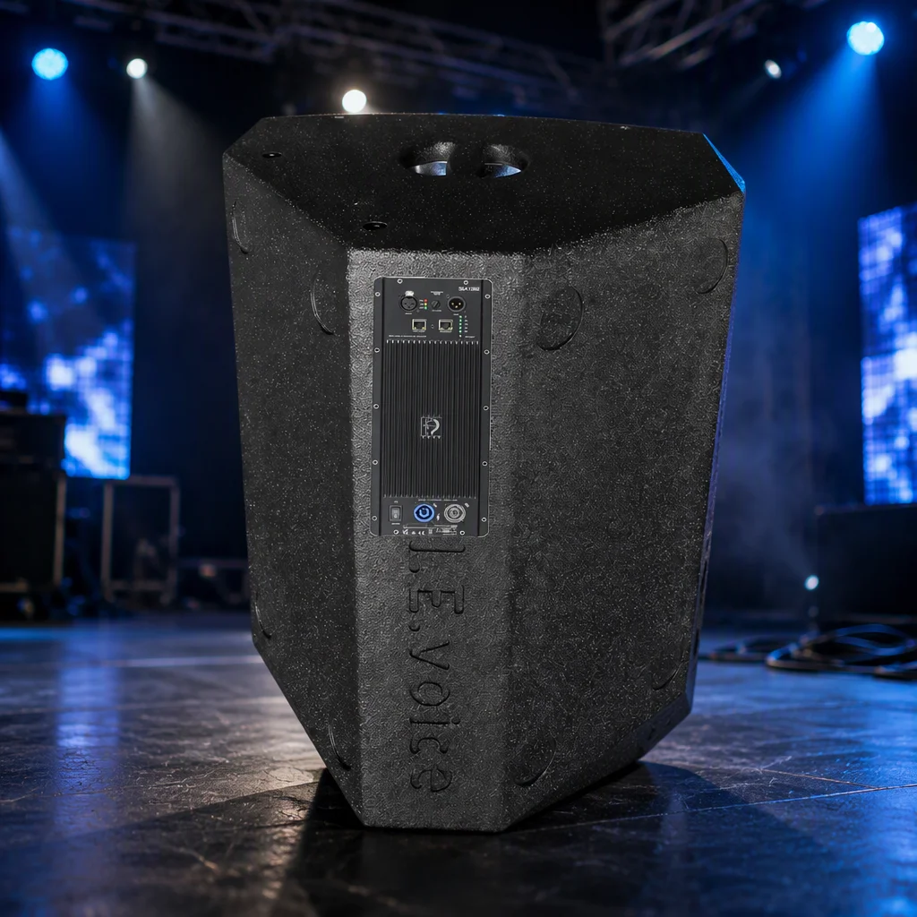 12-Inch Professional Active Coaxial Stage Monitor Speaker High-Power 2-Way Active Floor Wedge For Live Performance Use OEM/ODM