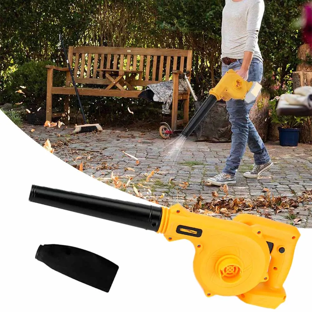 Беспроводная воздуходувка для листьев Dewalt, аккумулятор 20 В, электрическая воздуходувка для рабочей площадки, электрическая воздуходувка и пылесос с ручкой 2-в-1