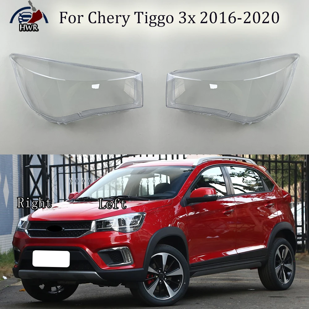 

Headlamp Shell Transparent Headlight Cover Lamp Shade Lampshade Lens Plexiglass For Chery Tiggo 3x 2016 2017 2018 2019 2020