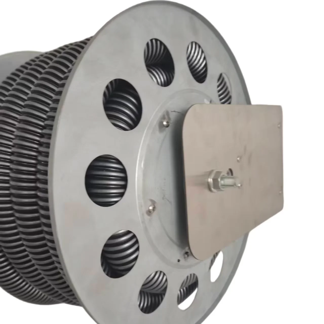 Hongxiang Vacuum Hose Reel With 50ft Retractable Extension Hose 1-1/4'' Wall Mount Replaceable Hose 15M