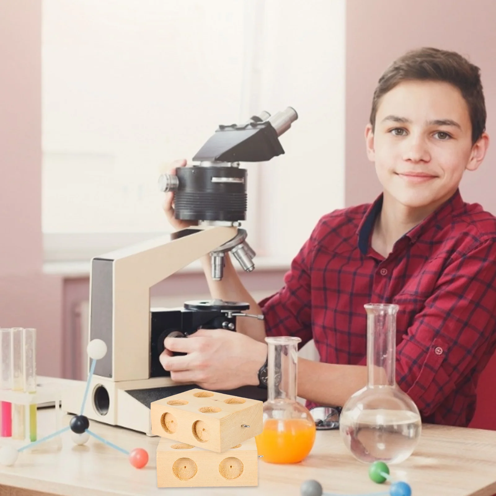 

2 шт. деревянный блок фрикционный блок наклонный самолет экспериментальное оборудование механика учебное пособие по физике наклонный самолет