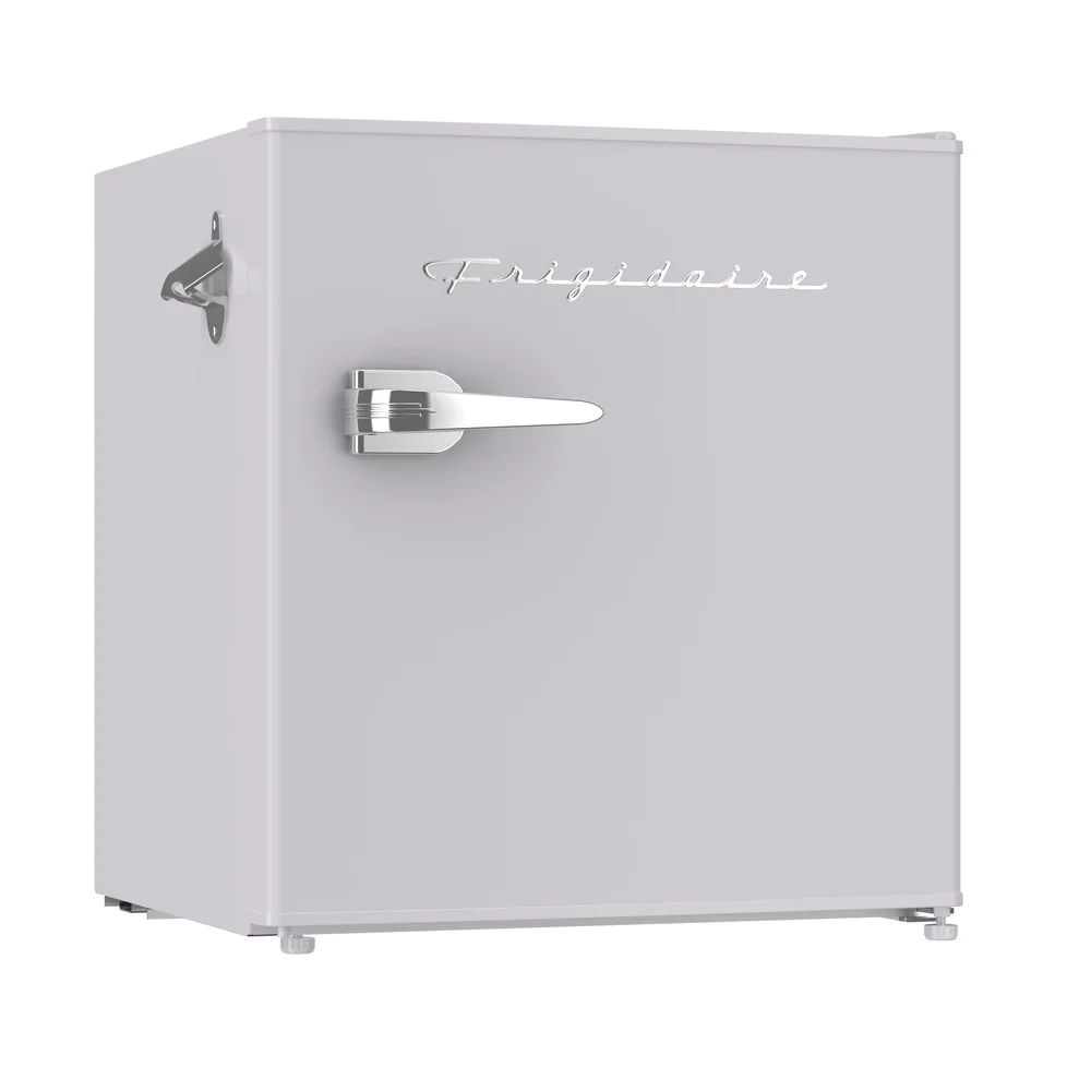 Mini réfrigérateur rétro de 1,6 pi3, avec ouvre-bouteille latéral, réfrigérateur Compact à économe en énergie, rangement pour dortoir de bureau