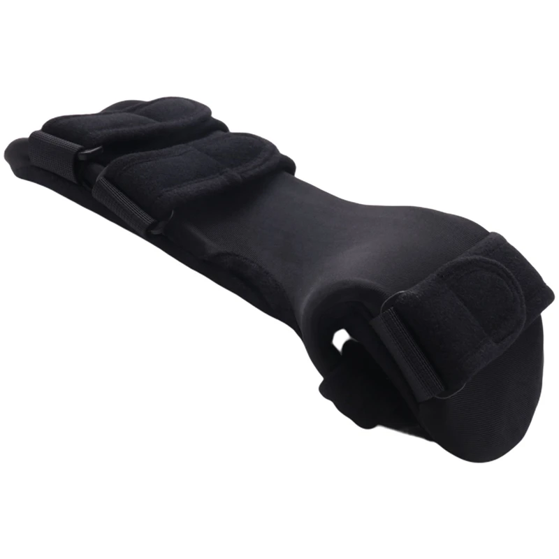 Soft Functional Resting Hand Splint for Flexion Contractures - Stroke Hand Brace (Large, Left)-A63M