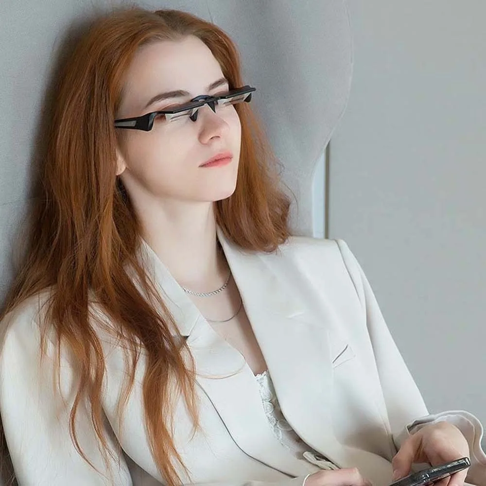 New Alloy Lazy Refractor Glasses Matte PC Lying Down Glasses Waterproof Protective Unisex Reading Eyewear Elderly