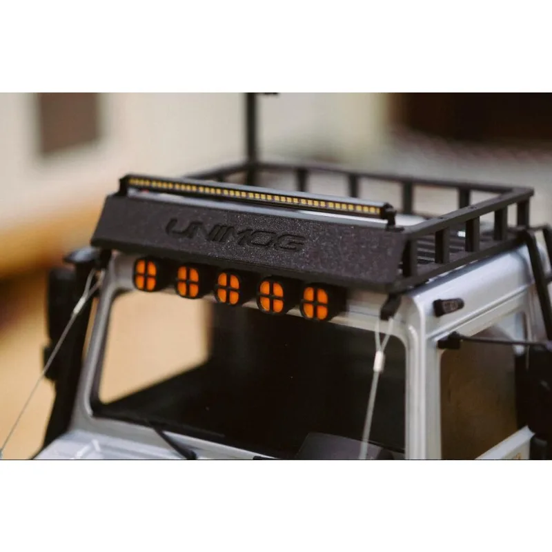 Fit Rlaarlo UM07 Roof Luggage Rack, 3-Mode Remote LED Light, Detachable Scale Crane, Dual Mounting Scale Accessories