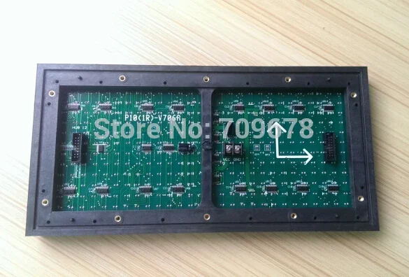 Imagem -03 - Outdoor Full Silicone Led Display Module Único para o Sinal de Rolagem Mensagem Cor Vermelha Desconto P10 320x160 mm