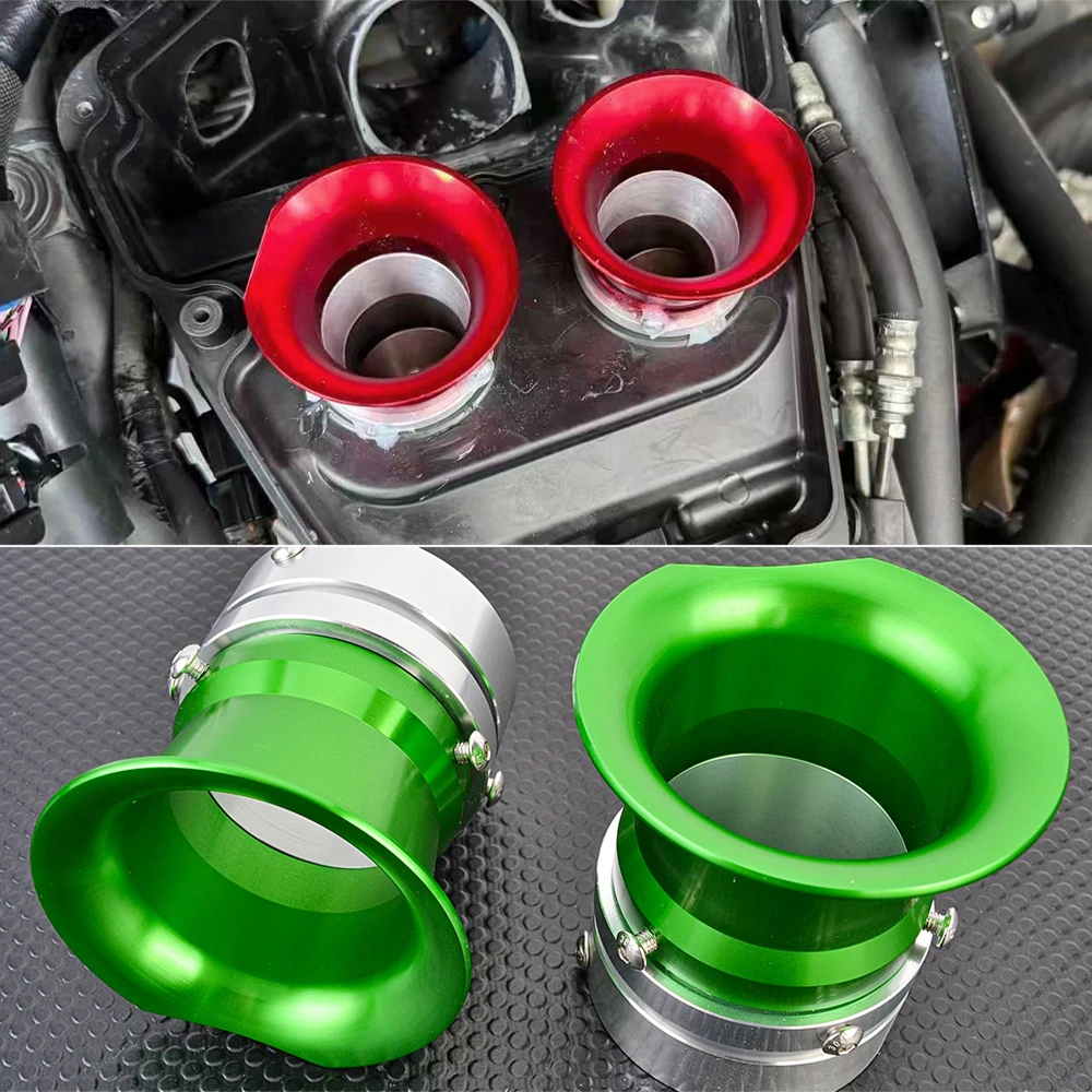 Wind High Flow Airbox Lufteinlasskappe für Kawasaki Ninja 650 Z650 Z650RS Vulcan S 650 Motorrad Velocity Stack Lufttrichter