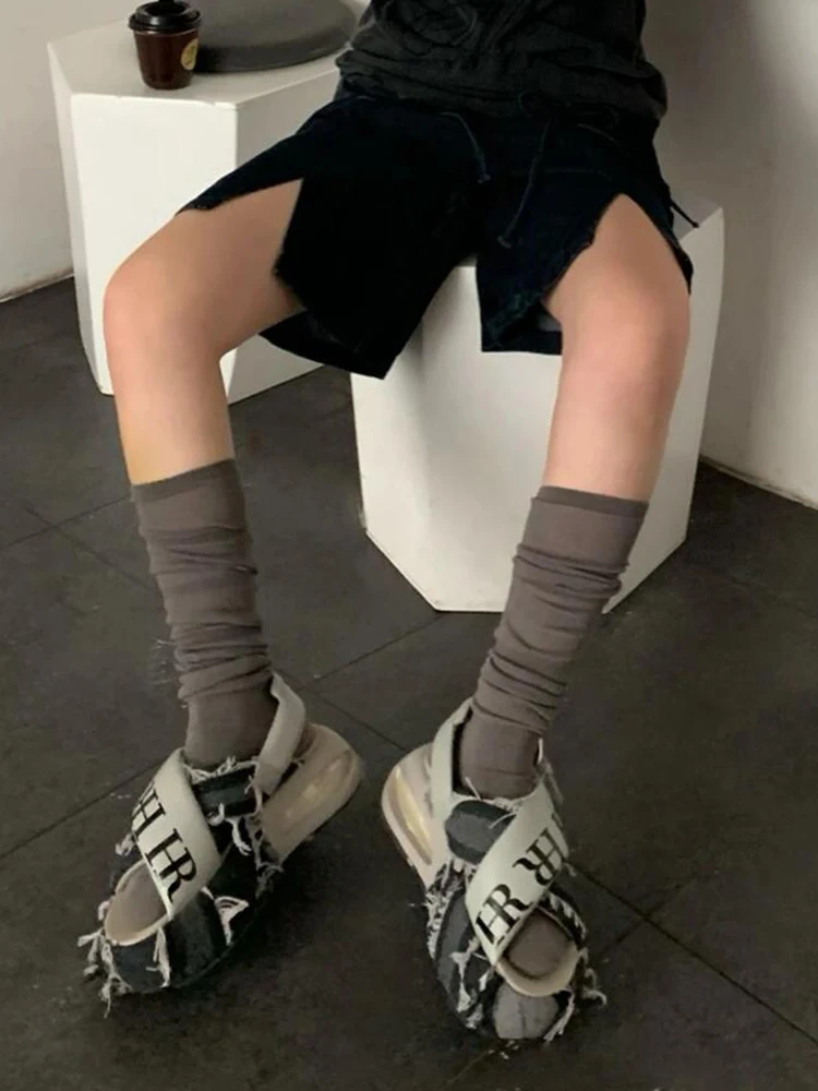 PBAP Cutecore Bow Denim Bermuda Pants Vintage Distressed Pockets High Waist Split Wide Leg Casual Jean Shorts Women Clothing