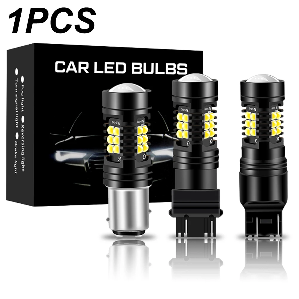 

1 шт., светодиодная лампа S25 1156 P21W BA15S PY21W BAU15S P21/5W T20 T25