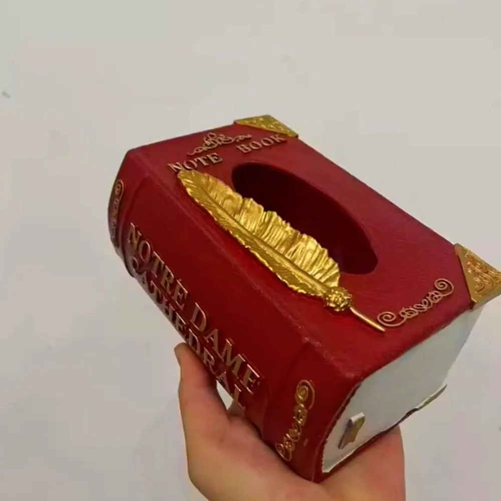 

Коробка для салфеток в форме книги, креативный дизайн, литературная тема, декоративные коробки для салфеток, декоративные коробки в винтажном стиле