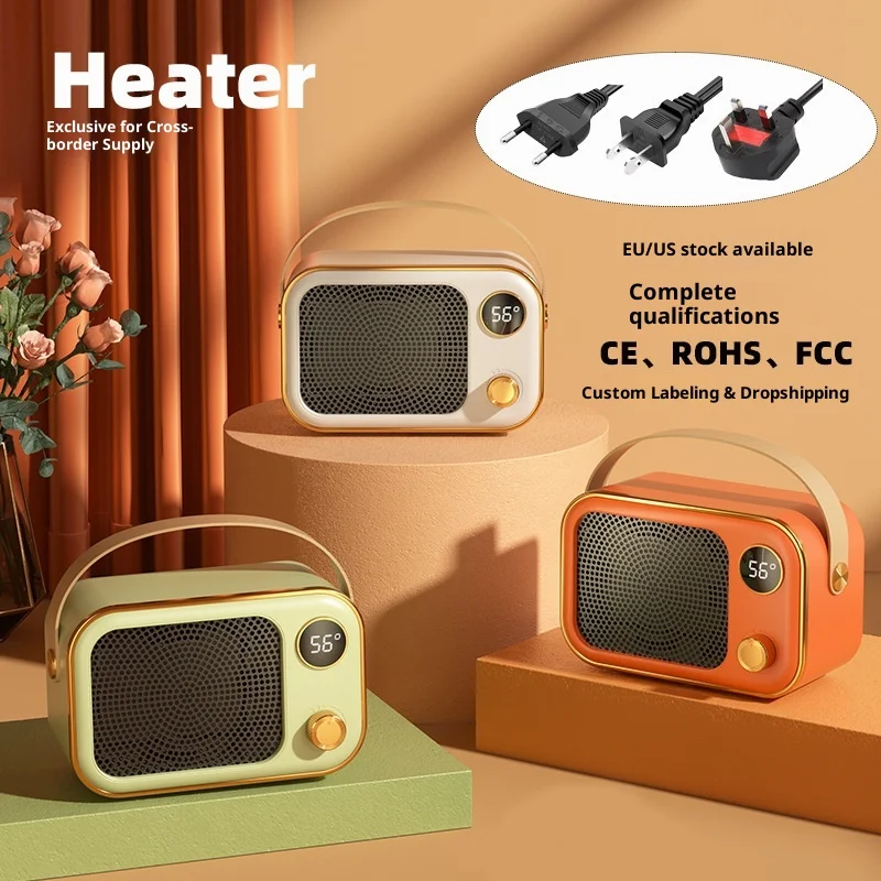 سخان كهربائي صغير جديد - منفاخ هواء دافئ لتدفئة PTC من السيراميك للاستخدام المكتبي المنزلي #2