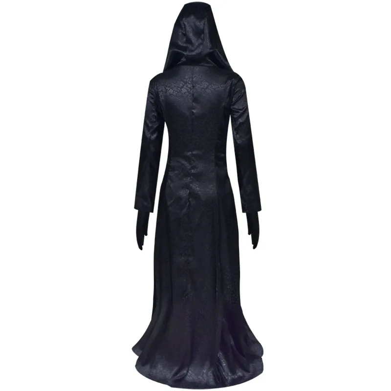 أزياء تنكرية غريبة بيلا كاساندرا دانييلا سيدة ديميتريسكو أزياء تنكرية للسيدات العثة مصاص دماء الساحرة قلادة معدنية فستان امرأة