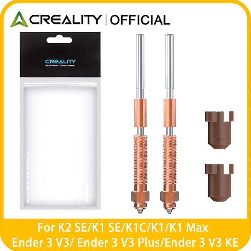 

Комплект из 2 сопел Creality K2 SE Unicorn Quick Swap (0.2/0.4/0.6/0.8/1.0 мм) для 3D-принтеров K1C/K1 Max/Ender-3 V3/V3 Plus