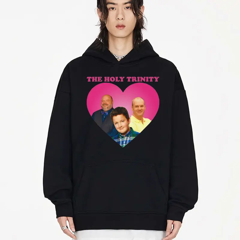 

Funny The Holy Trinity Gibby Bertram Graphics Print Hoodie Men's Women's Fashion Long Sleeves Sweatshirts Fall Fleece Pullover