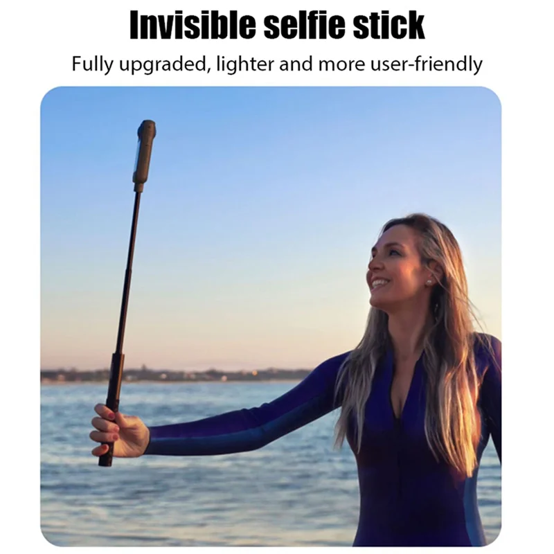 

1.2M Ultra-Long Invisible Selfie Stick Handheld Shooting Bracket For Insta360 X3/X4/Gopro Camera Invisible Selfie Stick