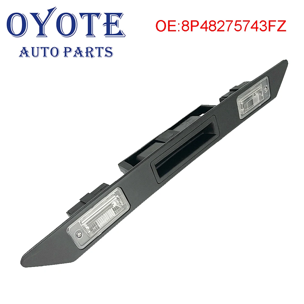 OYOTE 8P48275743FZ Car Rear License Plate Light Trim Assembly For A3 A4 A6 Q7 RS3 S4 2003‑2013