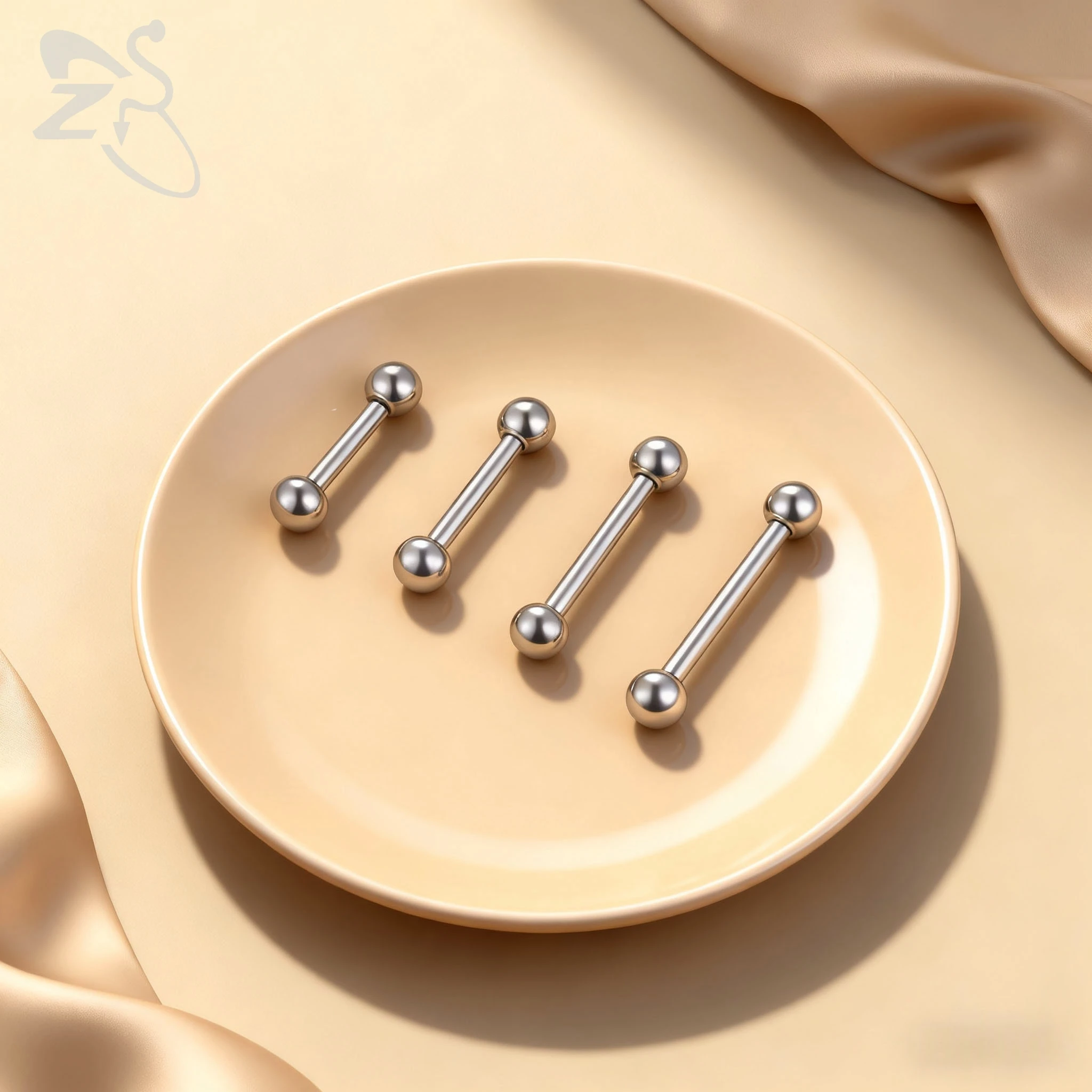 G23 Titanium Eyebrow Ring with Internal Thread for Piercing