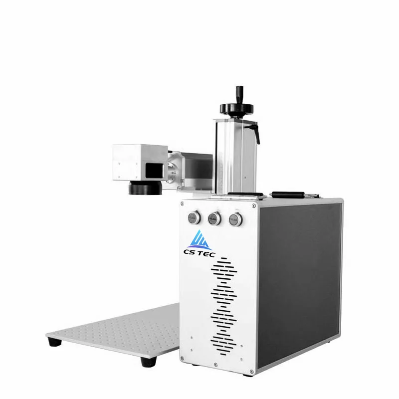 Desktop Portable  UV Fiber Laser Marking Machines  Metal Engraving Machines with Raycus Max JPT Laser Source Automatic