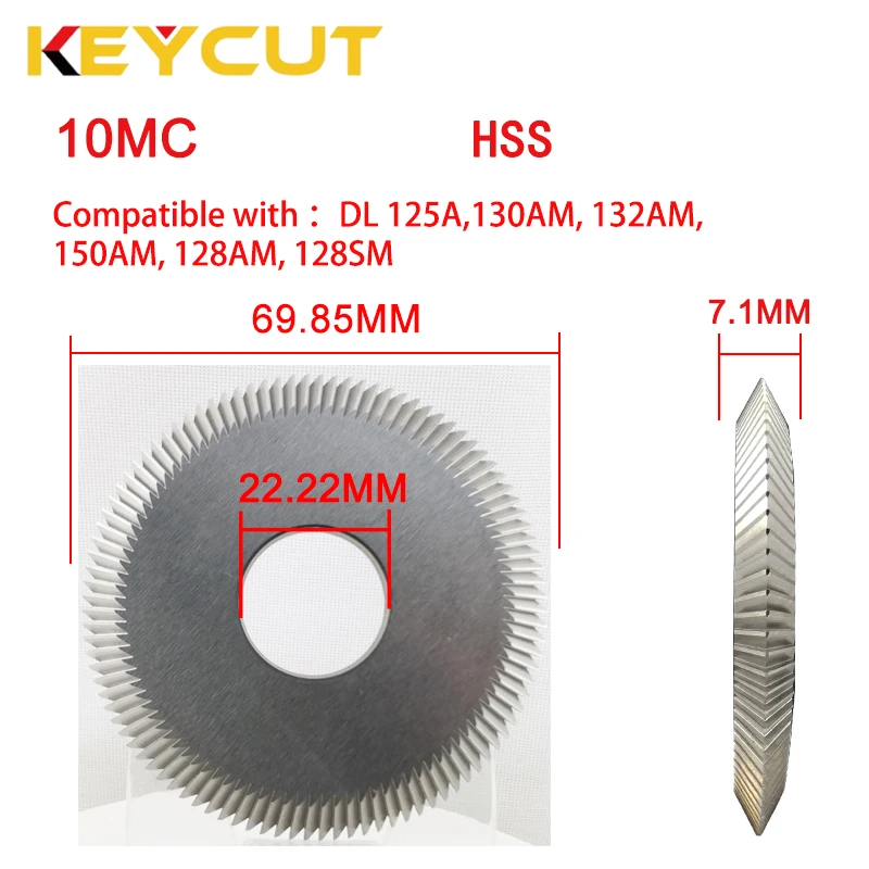 

ILCO 10MC Milling Cutter Fits ILCO DL 125A 130AM 132AM 150AM 128AM 128SM Aftermarket Locksmith Tools