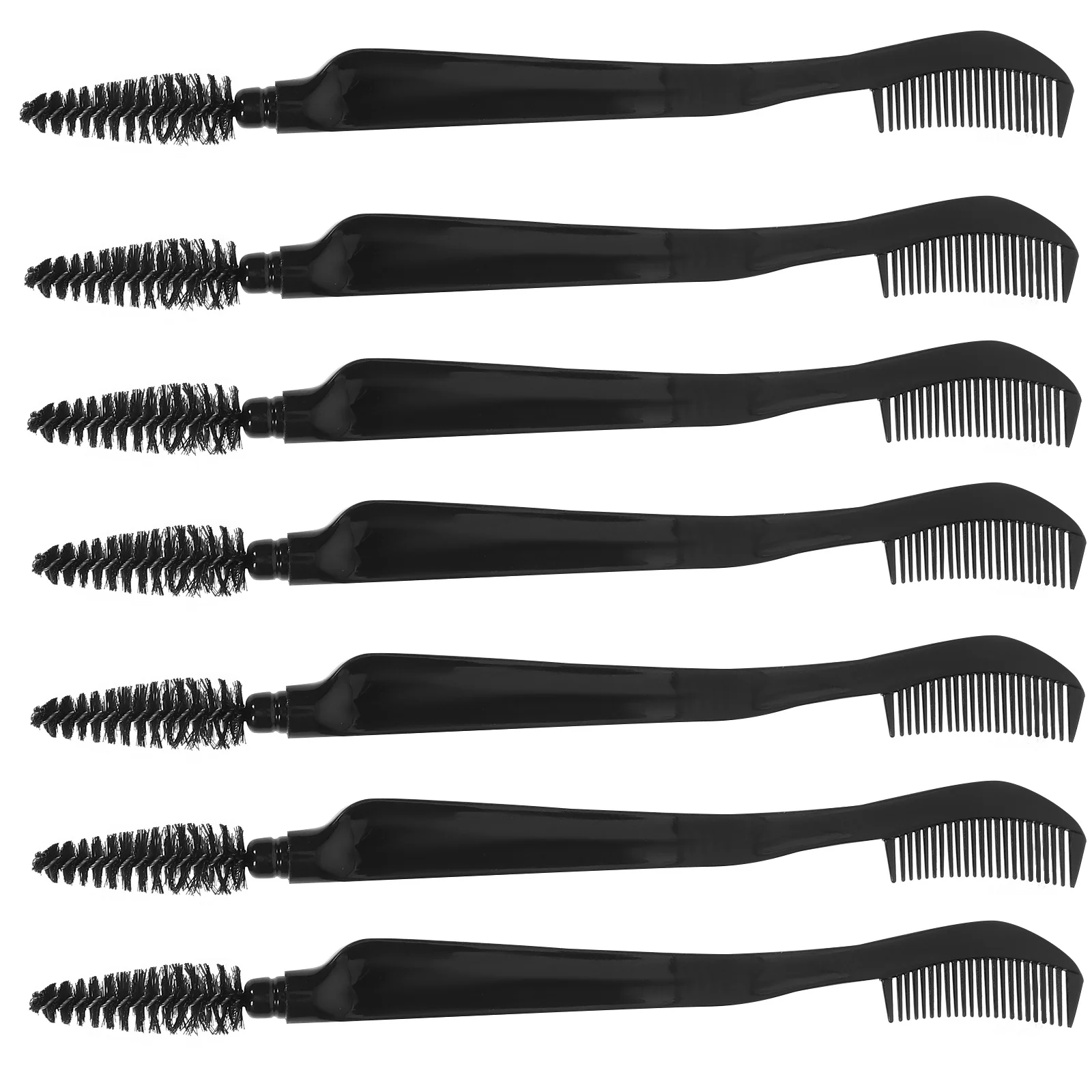 10 قطعة فرشاة الحاجب المزدوجة الرأس 2 في 1 مشط رمش ماكياج أداة المحمولة الحاجب فرشاة للمكياج لاش المشكل ملحقات التجميل