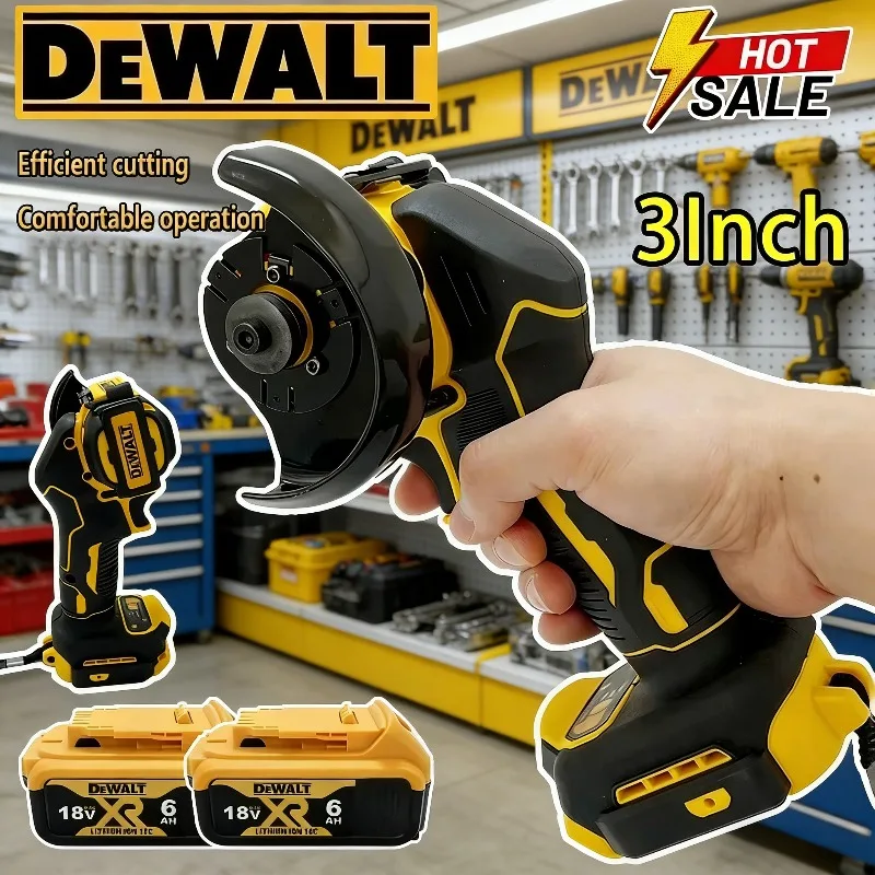 

DEWALT 3 Inch Cordless Electric Cutting Power Tool Mini Angle Grinder Polishing Grinding Machine For DEWALT 18V Battery