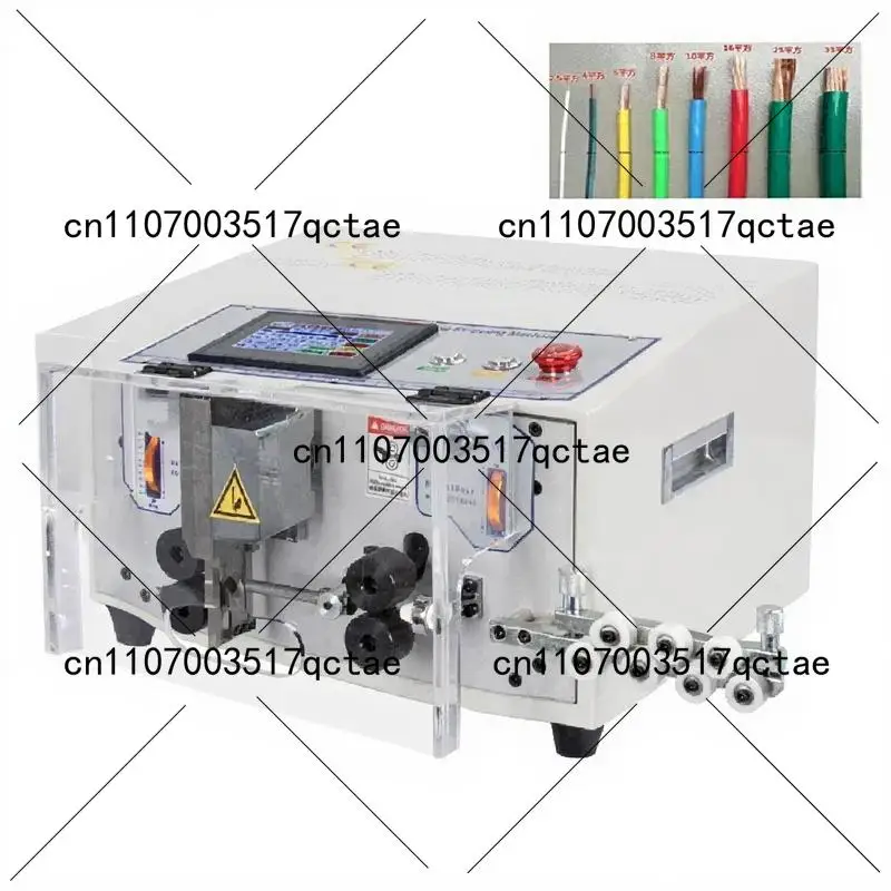0.1-8.0mm² Touch Screen Wire Stripping Machine - Automatic Cable Peeling Cutting Cutter Stripper SWT508C SWT508SD SWT508E