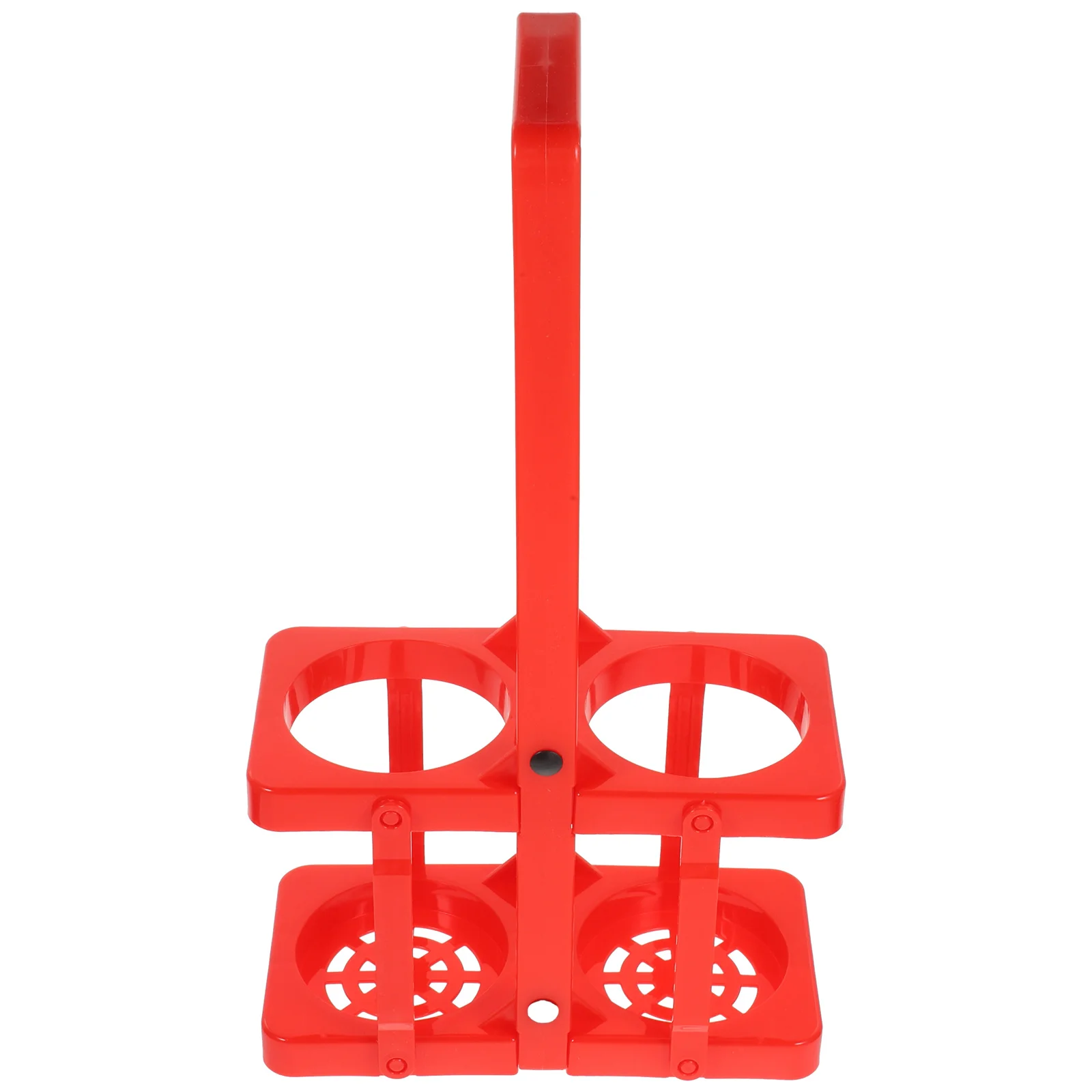 

Beer Portable Drinks Container with Handle Foldable Carrier Bottle Camping Storage Rack Lightweight Plastic Beverage
