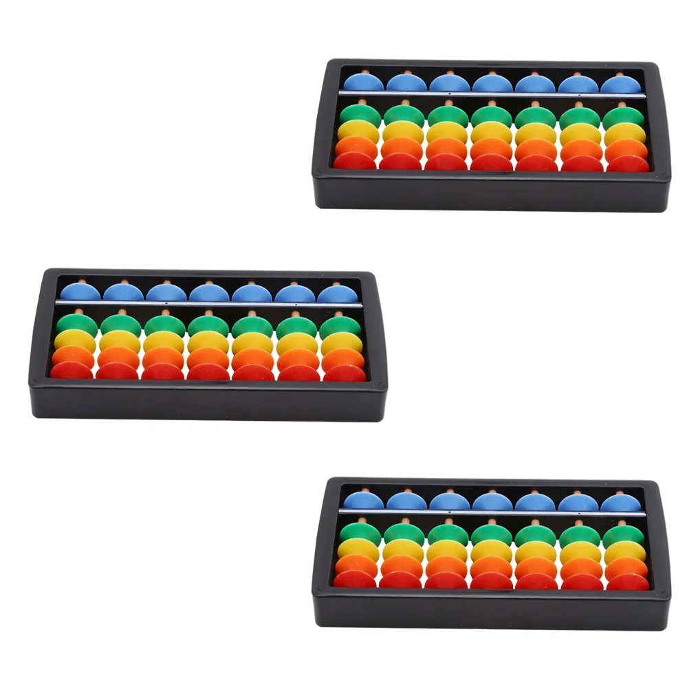 3pcs Kids Rekenkundige Speelgoed Studenten Telacussen Hoofdrekenen Telraam Lichtgewicht Wiskunde Leren Educatief Hulpmiddel Gift