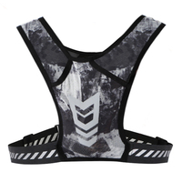 Reflective Running Backpack Mesh Breathable Hydration Backpack Lightweight Elastic Women Men Large Capacity for Outdoor Bicycle
