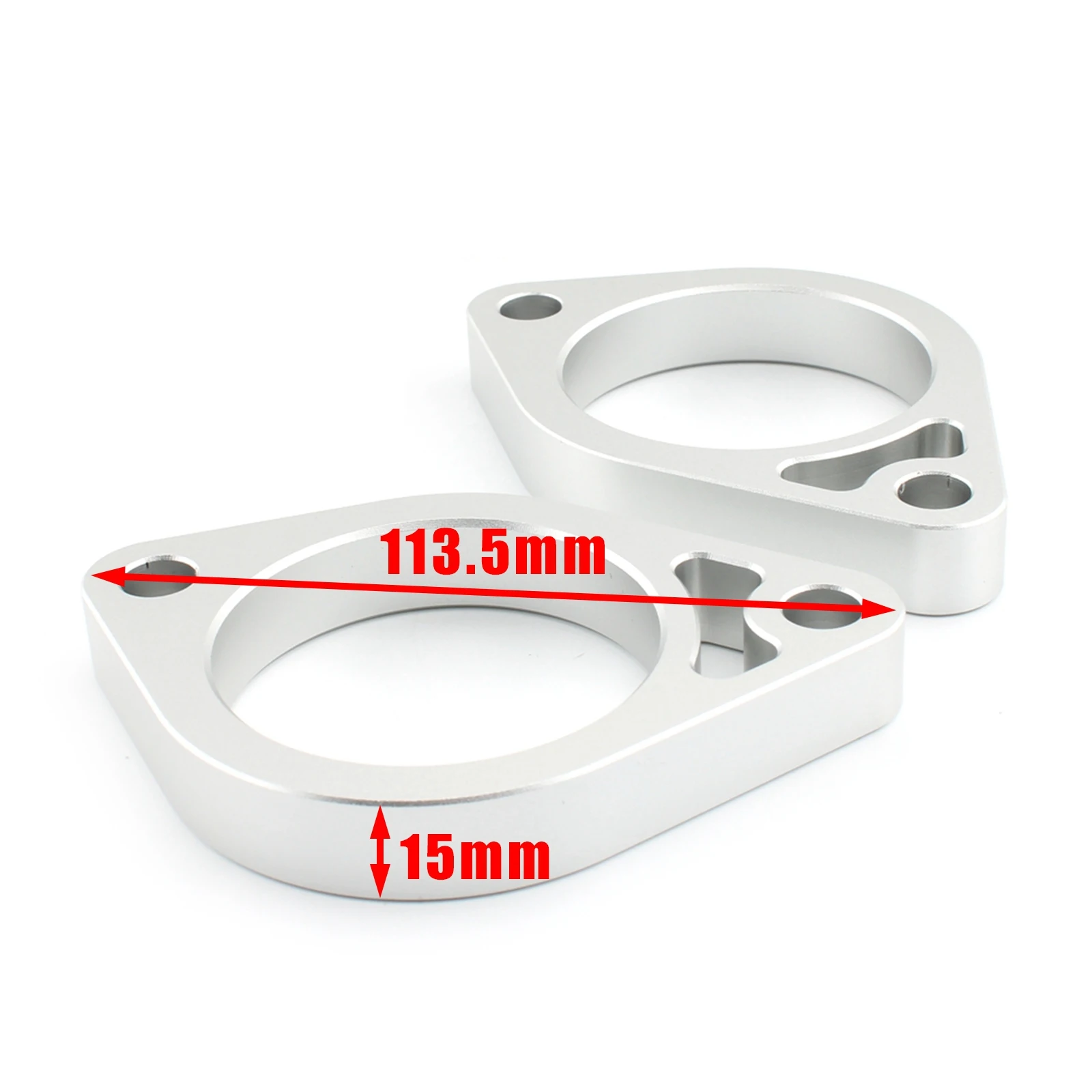 Image 6: Pour Ducati SuperSport 939 950 2017-2023 rehausseurs de guidon accessoires de moto Extension de rehausseur de guidon hauteur 15mm