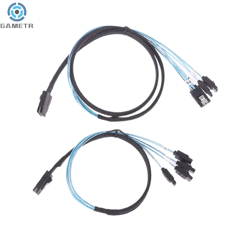 Кабель SAS SATA Mini-SAS SFF-8087 к 4 SATA Cable 7Pin Cable 12Gbps