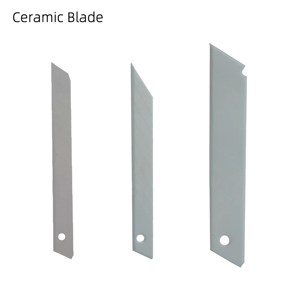 10pcs Ceramic Art Blades, 9mm Wallpaper Blade, 18mm Dielectric Blade, Insulated Blade, Rust Free, Non-magnetic, Sharp, Durable