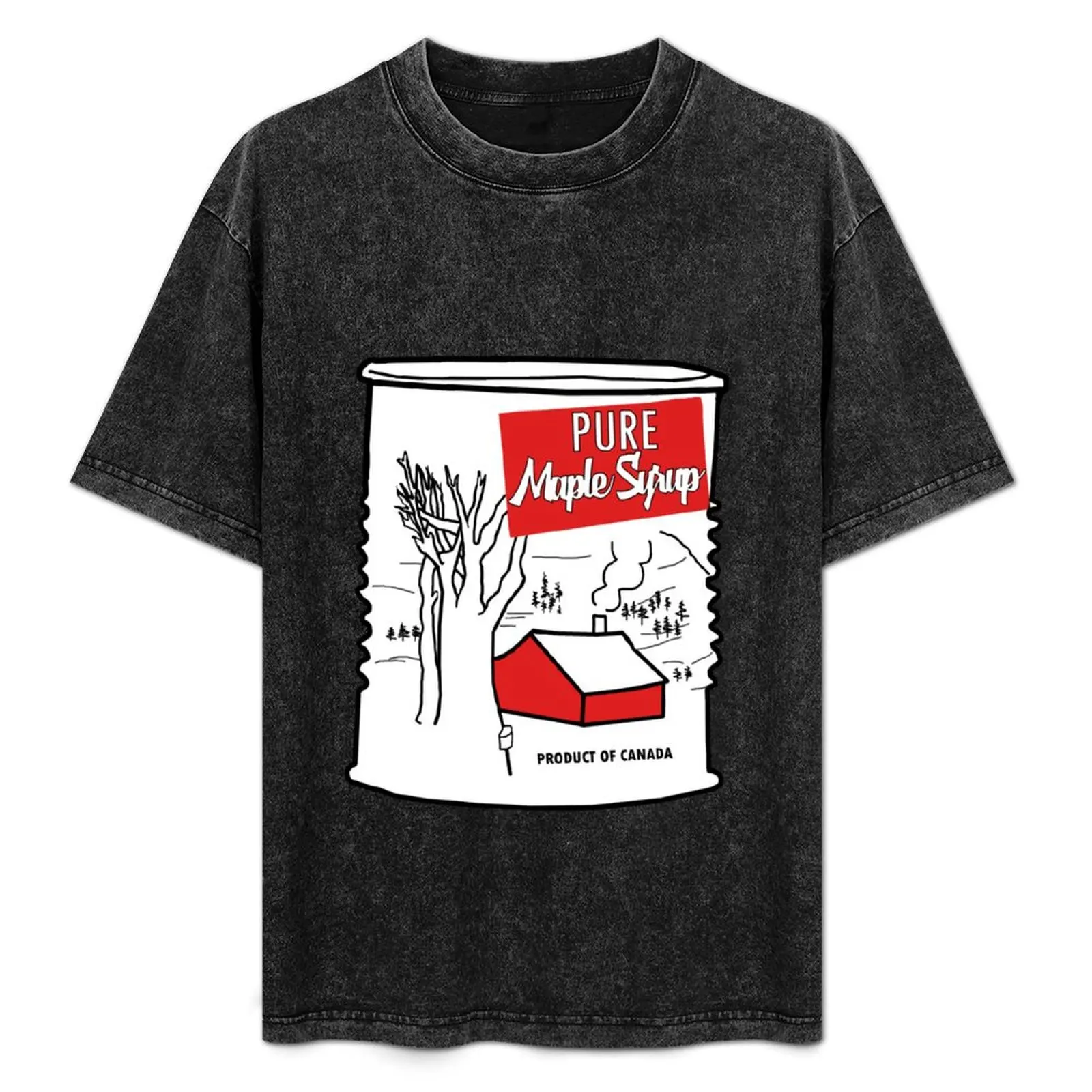 Tin of Canadian Maple Syrup T-Shirt graphic t shirts plus sizes tee shirts for men