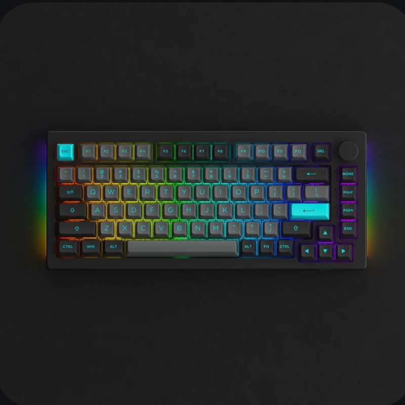 Imagem -04 - Plus Teclado Mecânico Bluetooth Modo Três Tecla Completa Hot-swappable Retroiluminação Rgb 83 Chaves Akko5075b